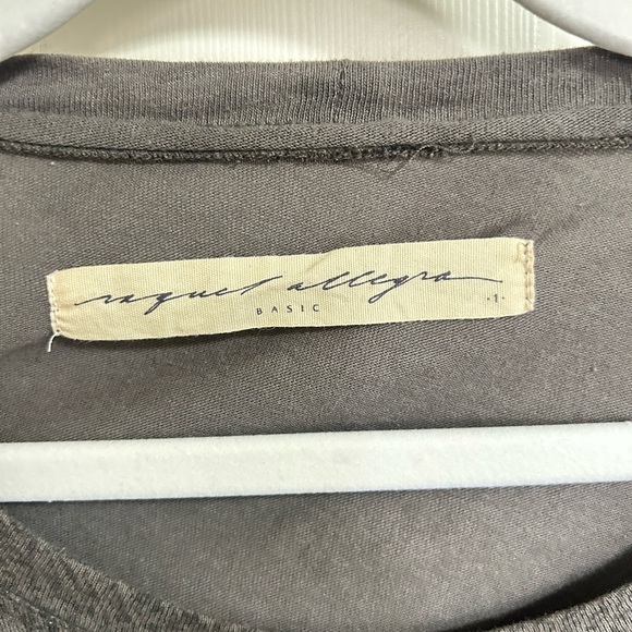 RAQUEL ALLEGRA Basic Gray Dolman Sleeve Dress Size 1 - Picture 2 of 5